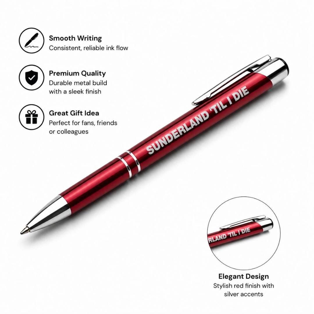 SUNDERLAND 'TIL I DIE - Metal ball pen