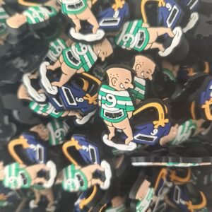 Funny Celtic wee on Rangers Croc Charm Football Fan Shirt Rivalry