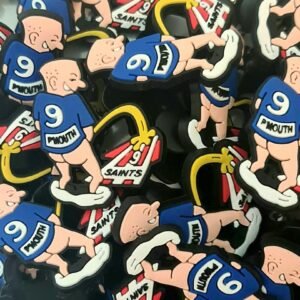 Portsmouth wee on Saints funny croc charm