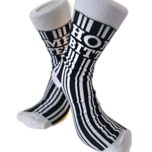 Notts County Retro Kit Inspired Socks